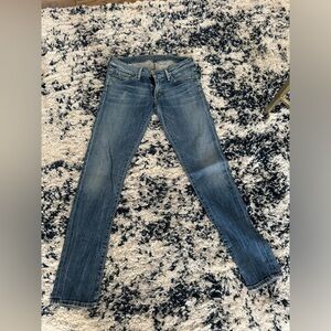 Citizens of Humanity denim jeans size 28 washed denim worn twice.